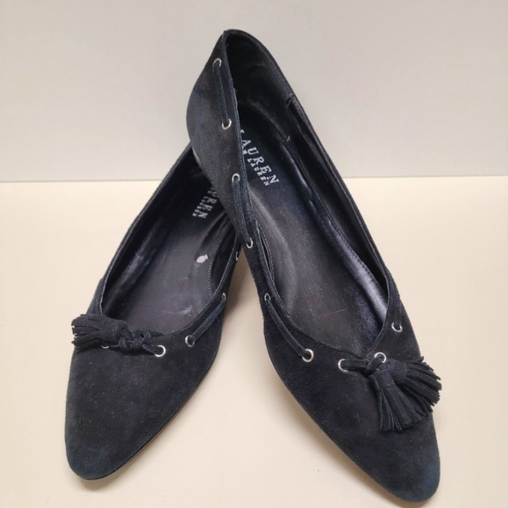 Ralph Lauren Leather Flats - Picture 3 of 8